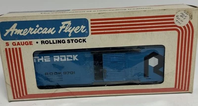 S-Gauge American Flyer 4-9701 The Rock / Rock Island Box Car  - Image 1 of 4