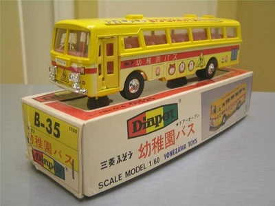 Diapet Yonezawa #B-35 Mitsubishi Fuso School Bus 1/60 scale made in Japan MIB - Image 1 of 4