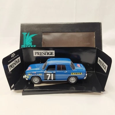 Modellino auto Solido Prestige Renault 8 Gordini Rally Maroc scala 1/18 blu - Immagine 1 di 4