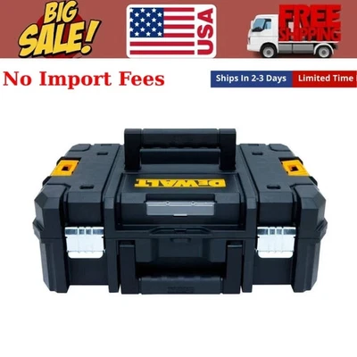 DEWALT DWST17807 TSTAK II Flat Top Tool Case Box Storage Workshop Equipment New