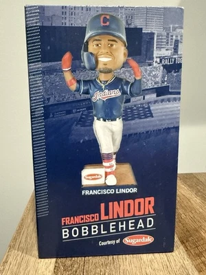 Francisco Lindor Cleveland Indians Bobblehead SGA New In Box - Image 1 of 2