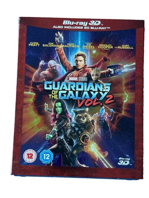 Guardians of the Galaxy: Vol. 2 (3D Blu-ray + Blu-ray, 2017) With Slipcover. - Image 1 of 2