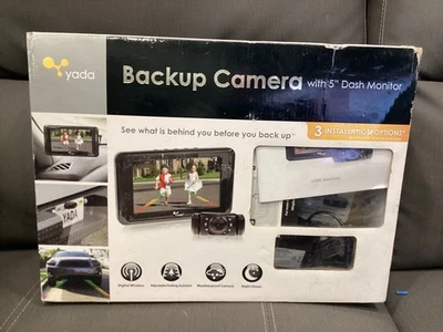 NEW YADA BACKUP CAMERA WITH 5 INCH DASH MONITOR Model BT54860 - Image 1 of 4