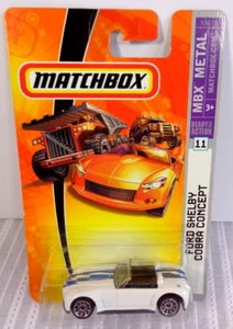 2006 Matchbox Ford Mustang Cobra Concept White MBX Metal K9471 NEW! - Picture 1 of 3