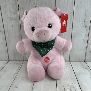 PetSmart Plush Dog Toy Wish the Pig Squeaker 12" Pink Stuffed Animal NWT - Picture 1 of 4