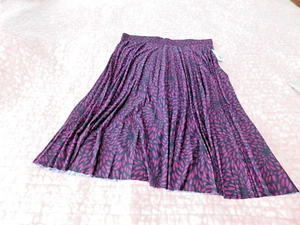 COVINGTON, NWT, Size L, Purple and Black Skirt - Picture 1 of 4
