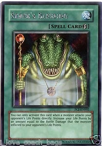 SEBEK'S BLESSING Promo Holo Foil Card pcj SECRET YUGIOH - Picture 1 of 1