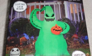 GEMMY Inflable Soplado por Aire Halloween Oogie Boogie Con Calabaza Pesadilla B4 Navidad - Imagen 1 de 1