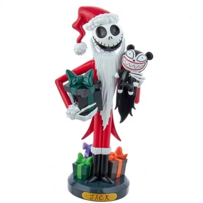 10" Disney The Nightmare Before Christmas Jack With Vampire Nutcracker - Image 1 of 4