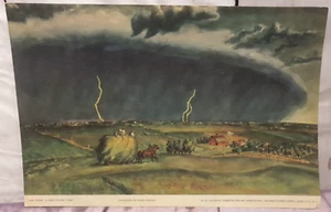 1937 Print Line Storm John Curry National Committee  Art Appreciation 9"x14" - Picture 1 of 13