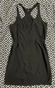 Hurley Black Linen Summer Dress With Studs Size Small - Picture 1 of 6