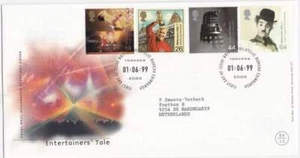 England GB FDC 1999 / 1809-1812 - Entertainers' Tale (4) - Bild 1 von 1
