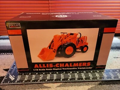  AC Tractomotive TractoLoader Model TL-W 1/16  resin farm loader by SpecCast  - Image 1 of 4