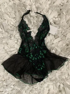 Shirley Of Hollywood Lace Overlay Satin Medium - Picture 1 of 5