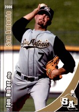 2006 San Antonio Missions Grandstand #13 Jon Huber N Fort Myers Florida FL Card