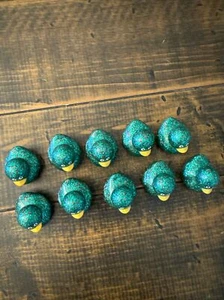 10 grüne Glitzer Gummiente für Jeep Cruises schneller Versand 1,5 Zoll - Bild 1 von 6