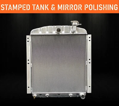 KKS ALUMINUM RADIATOR 3 ROWS FIT 1948-1954 CHEVY GMC PICKUP TRUCK V8 ENGINE - Изображение 1 из 4