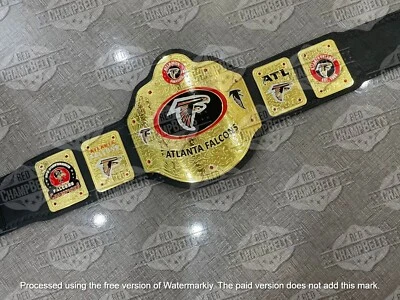 Atlanta Falcons Championship Belt Adult Size 2mm Brass - Image 1 of 4