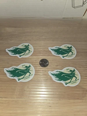 (4) Dunkin Donuts Wicked For Good Stickers (Lot Of 4) Dunkin Stickers×Wicked  - Image 1 of 4