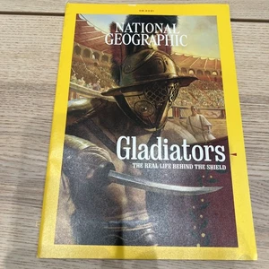 GLADIATORS REAL LIFE BEHIND THE SHIELD 2021 NATIONAL GEOGRAPHIC Magazine Rome - Picture 1 of 5