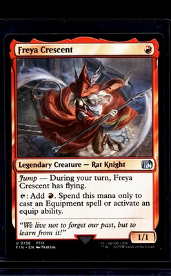 2025 MTG Magic the Gathering FF FIN Final Fantasy #138 Freya Crescent Red WOTC - Image 1 of 2