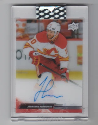 2022-23 Upper Deck   UD Clear Cut    Autograph Jonathan Huberdeau CC-JH - Image 1 of 2