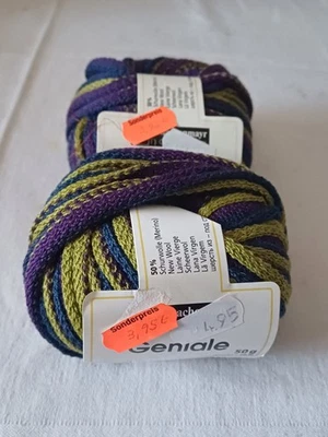 2 Knäuel Geniale a`50g mit der Farbnummer 83 von Schachenmayr - Bild 1 von 4