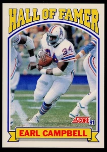 1991 Score #674 Earl Campbell - Picture 1 of 2