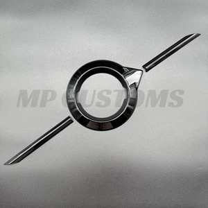 GLANZ SCHWARZ FRONTGRILL BADGE ABDECKUNG FÜR V60 2018-22 DECHROM - Bild 1 von 1