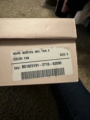 Botines tostados talla 9 Foto 1 de 2
