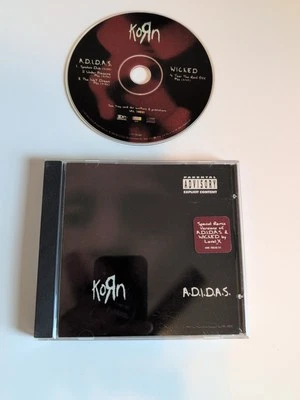 Korn A.D.I.D.A.S. CD Single with 3 adidas Remixes 1997 Nu Metal Epic – 49K 78530 - Image 1 of 2