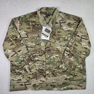 5.11 Tactical Herren 4XL Multicam Ripstop 169 TDU LS Hemd Camouflage Jagd Sport - Bild 1 von 8