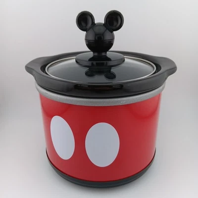 2 c. Disney Mickey Mouse Mini Slow Cooker Crock Pot w/ Removable Stoneware & Lid - Image 1 of 4