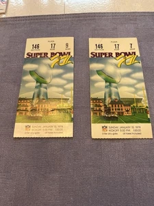 Super Bowl Jan 15, 1978 Superdome Football Ticket Qty 2  - Picture 1 of 2