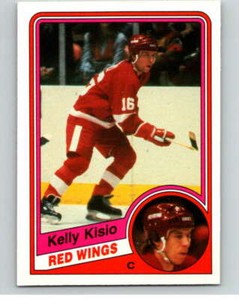 1984-85 O-Pee-Chee #56 Kelly Kisio  RC Rookie Detroit Red Wings V63900