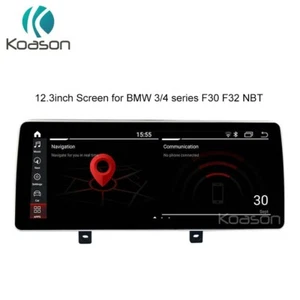 12.3in Android Screen Carplay GPS Stereo for BMW F30 F80 3series NBT oem system - Picture 1 of 10