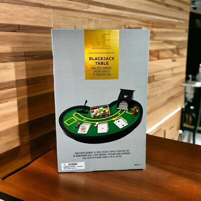 Modern Expressions Black Jack Table with Deck and Chips Gambler Gag Gift Age 5+ - Image 1 of 4