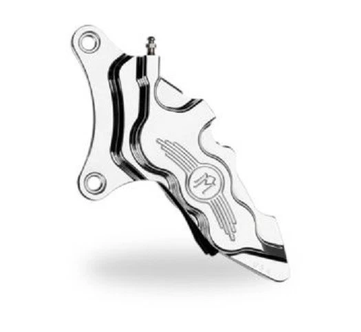 CHROME LEFT SIDE PERFORMANCE MACHINE 6-PISTON CALIPER FOR 13" ROTOR HARLEY  - Image 1 of 1