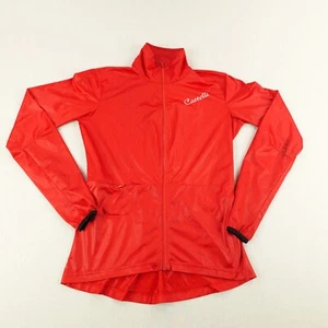 Castelli Cycling Jacket Womens Small Red Bellissima Performance Windbreaker ^ - Picture 1 of 12