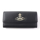 Vivienne Westwood 51060017 Annie Leather Orb Wallet/Long Wallet Black