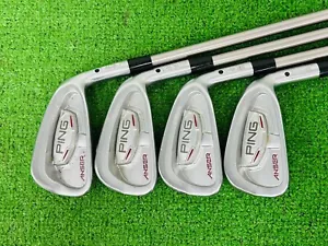 Ping Anser Forged Iron 4-9+PW RH TFC 615 I Stiff Flex Shaft Black Dot G12674 - Picture 1 of 9