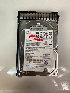 765466-B21 765873-001 HPE 2TB SAS 7.2K 12GB 2.5'' SAS HDD 765452-002 - Picture 1 of 2