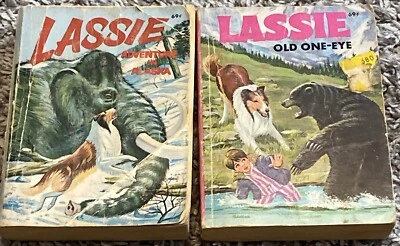 Big Little Books:  Lassie, Lot of 2 Foto 1 de 4