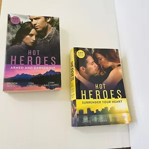 3 In 1 Hot Heroes Mills And Boon Large Paperback Romance Fiction Sexy Omnibus - Picture 1 of 9