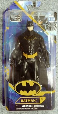 DC Comics Batman Action Figure 6" New Spin Master 2021 Black Outfit Gold Belt  - Image 1 of 3