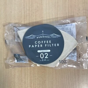 Hario Pegasus Größe 02 - 100 brauner Kaffeefilter - Made in Japan (PEF-02-100M) - Bild 1 von 2