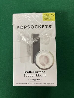 PopSockets Magnetic Suction Phone Mount w/ MagSafe -Metallic Horchata - Image 1 of 2
