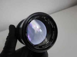 Olympus OM F.Zuiko 200mm f/5 Auto-T Lens – Clean, with Front & Rear Caps - Picture 1 of 12