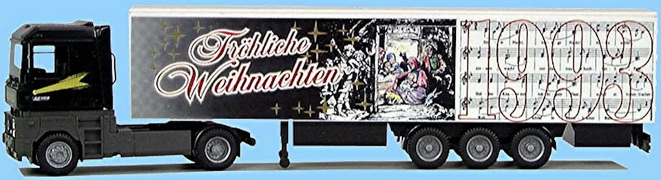 Renault AE 500 Magnum Semirimorchio Autoarticolato Merry Natale 1:87 AWM 70302 - Immagine 1 di 1