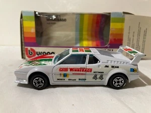 Burago BMW M1 Winnebago Series 4000 #4169 White 1/43 Die Cast - Picture 1 of 7